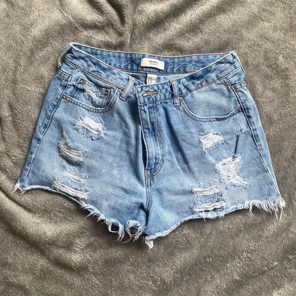 F21 Jean Shorts